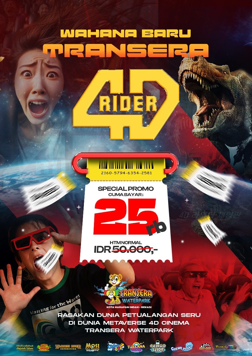 Transera Waterpark Bekasi Luncurkan Wahana Baru “4D Simulator”