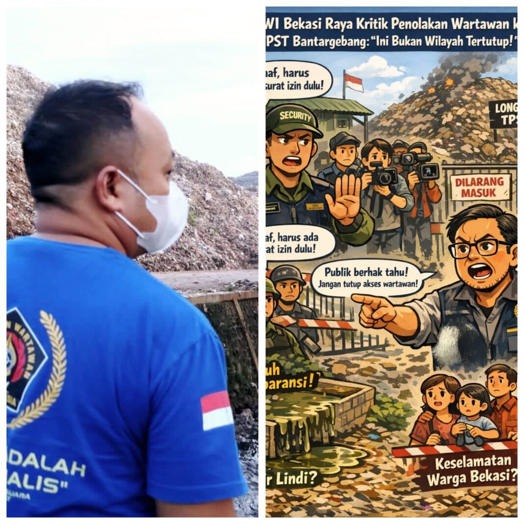 Pasca Longsor, Gunungan Sampah Boleh Masuk, Wartawan Dilarang: Ada Apa di TPST Bantargebang ?