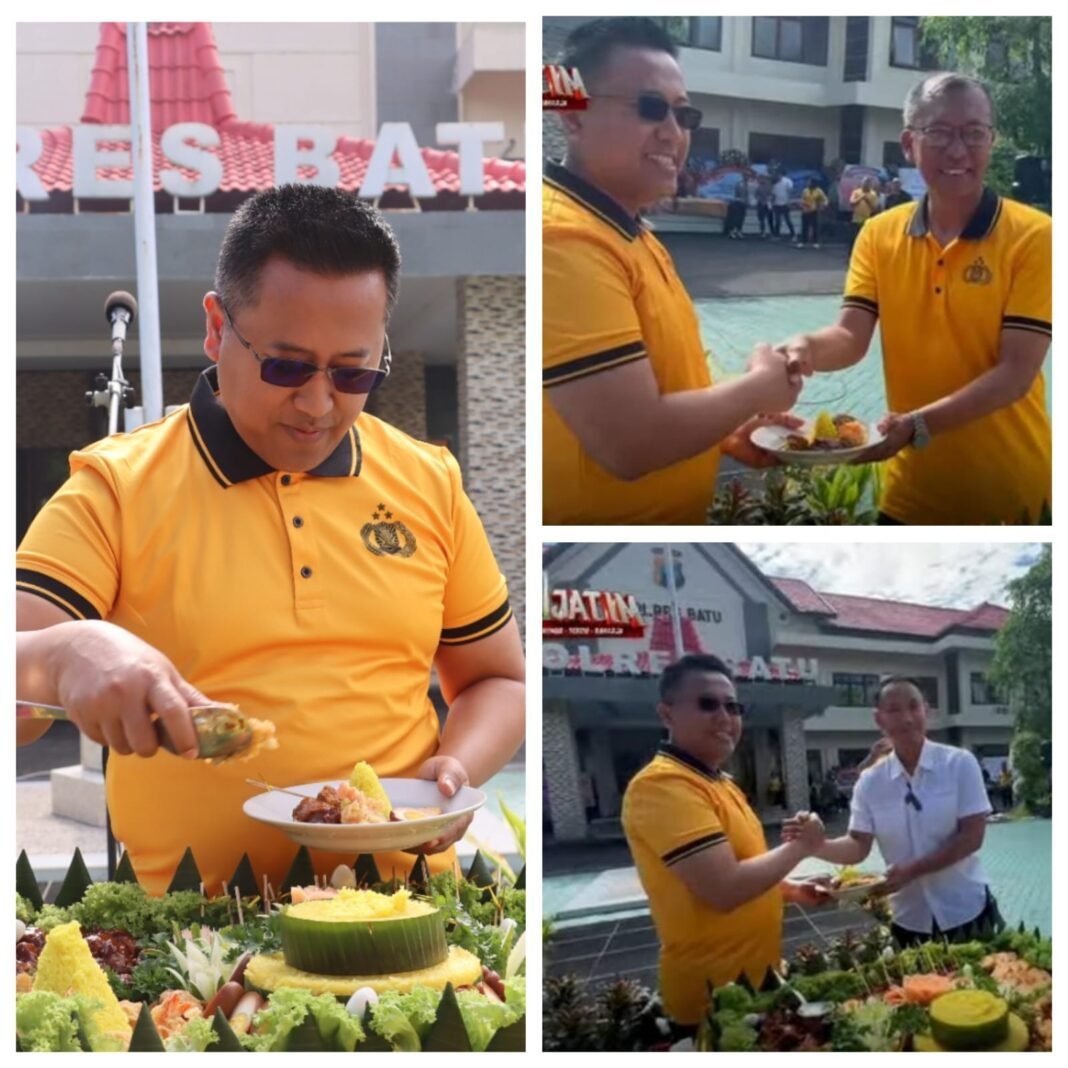 KAPOLRES BATU PIMPIN TASYAKURAN BAGI ANGGOTA YANG BERULANG TAHUN BULAN JANUARI 2026