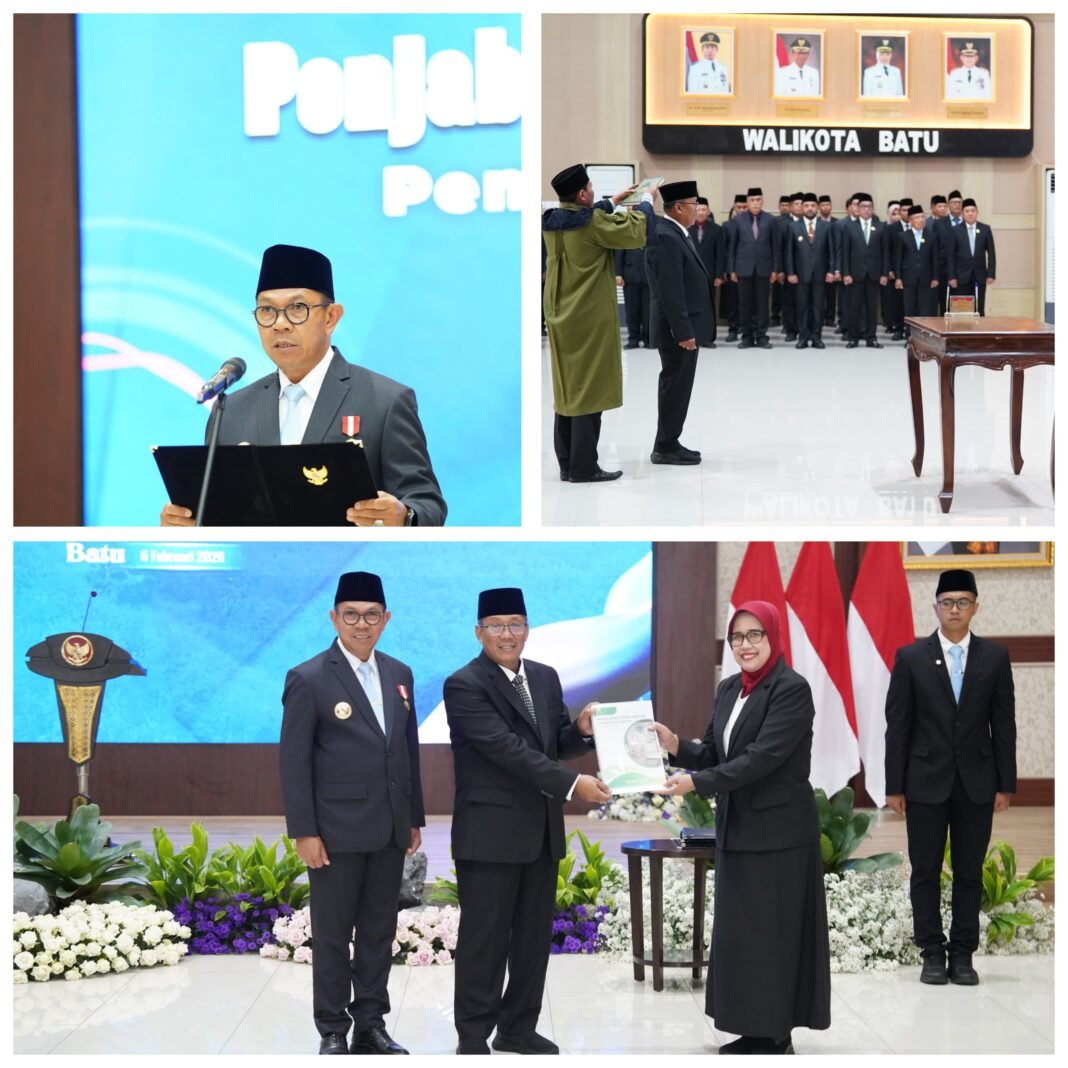 Wali Kota Nurochman Lantik Drs. Eko Suhartono sebagai Penjabat Sekretaris Daerah Kota Batu