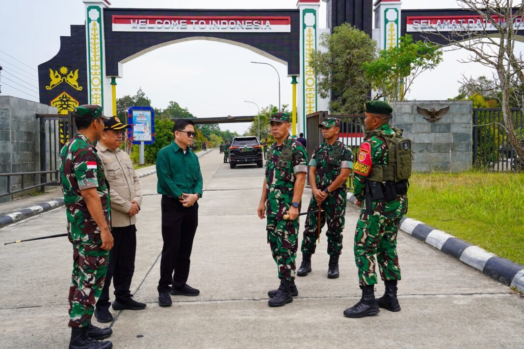Pangdam XII/Tpr Pantau Perbatasan: Pastikan PLBN Aruk Aman dan Kondusif