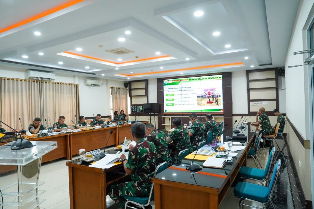 Akselerasi Pembangunan Desa: Pangdam XII/Tpr Bedah Kesiapan Pelaksanaan TMMD ke-128