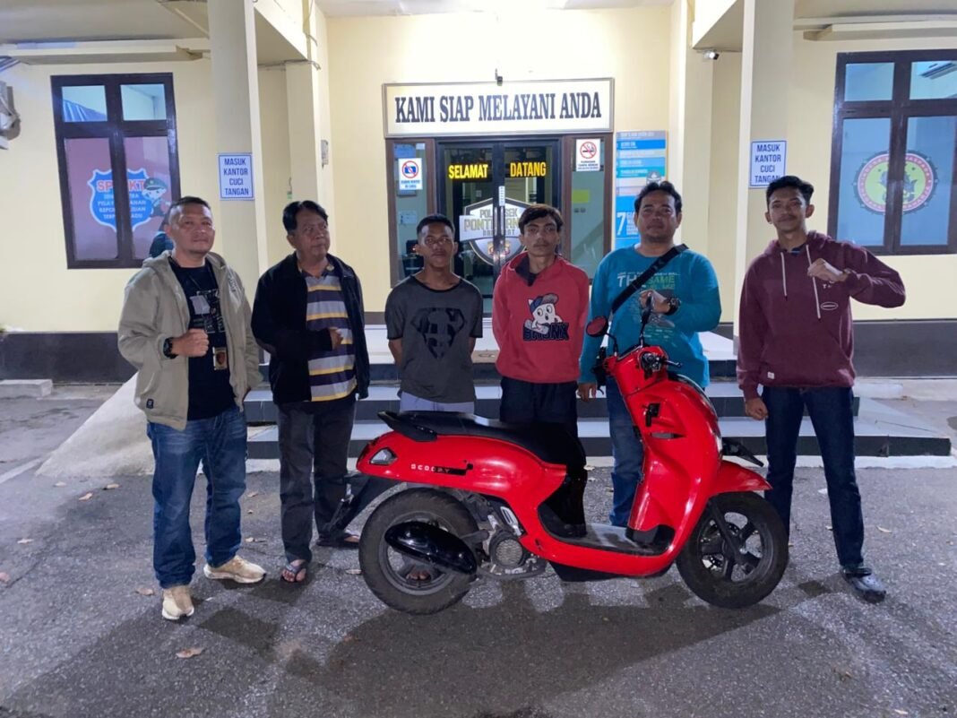 Dua Pelaku Pencurian Burung Lovebird Ditangkap Tim Spartan Pontianak Barat