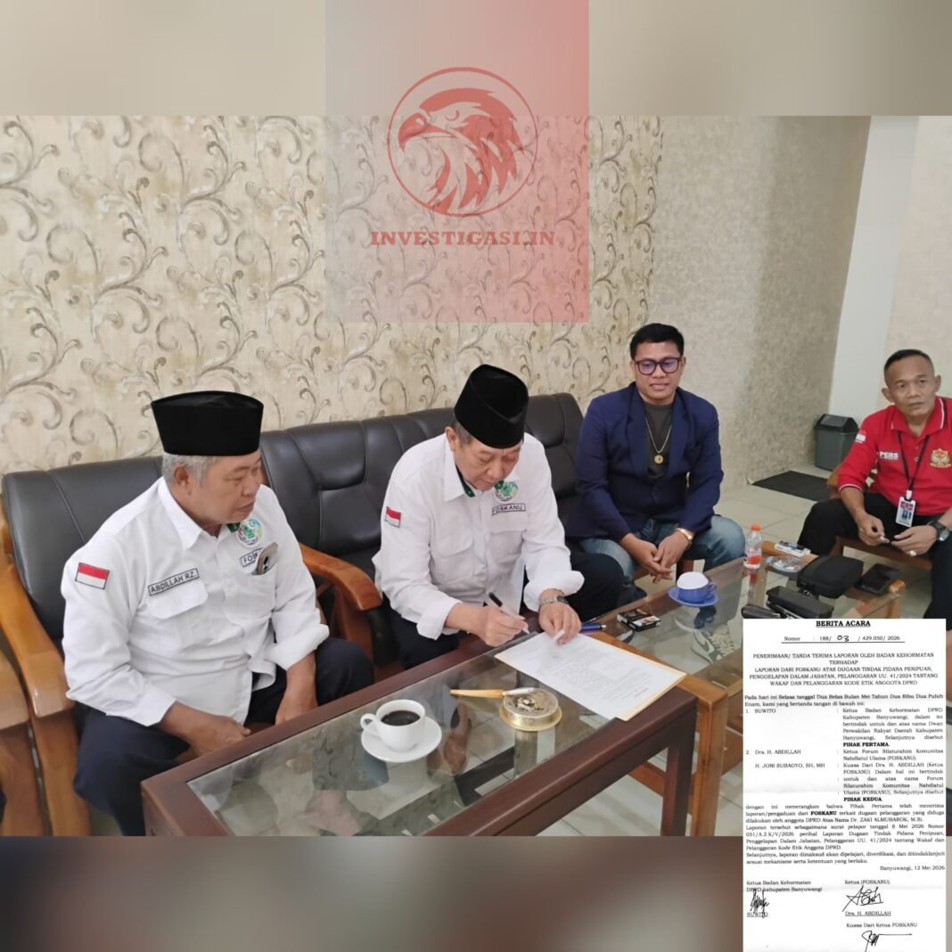 Dugaan Penyimpangan Pinjaman BSI dan Pelanggaran Wakaf, Nama Anggota DPRD Banyuwangi Terseret Dugaan Penyimpangan Pinjaman BSI dan Pelanggaran Wakaf, Nama Anggota DPRD Banyuwangi Terseret
