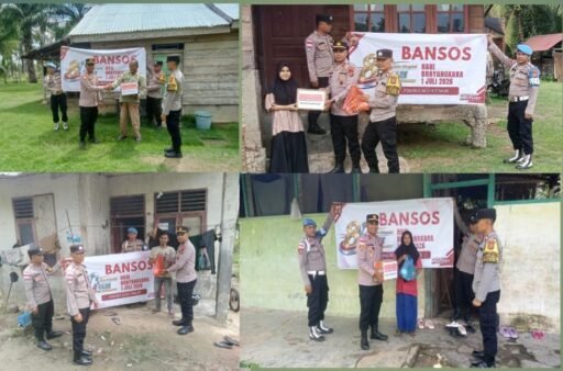 Polsek Peureulak Timur Wujudkan Tema “Polri untuk Masyarakat” melalui Bansos HUT Bhayangkara Ke-80 Polsek Peureulak Timur Wujudkan Tema “Polri untuk Masyarakat” melalui Bansos HUT Bhayangkara Ke-80