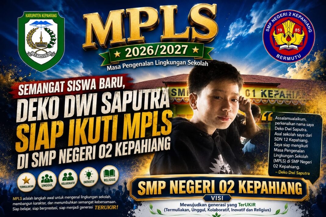 Semangat Siswa Baru, Deko Dwi Saputra Siap Ikuti MPLS di SMP Negeri 02 Kepahiang Semangat Siswa Baru, Deko Dwi Saputra Siap Ikuti MPLS di SMP Negeri 02 Kepahiang