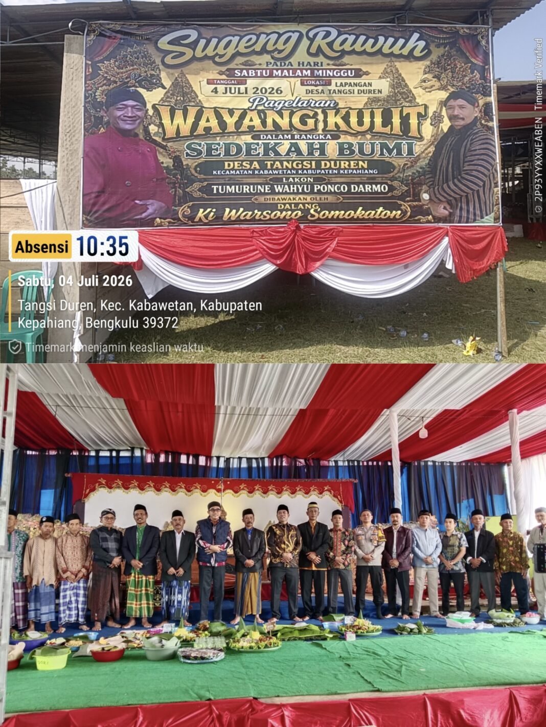 Desa Tangsi Duren Kepahiang” Gelar Sedekah Bumi ” Sambut Bulan Muharan Tahun Baru Islam 2026. Desa Tangsi Duren Kepahiang” Gelar Sedekah Bumi ” Sambut Bulan Muharan Tahun Baru Islam 2026.