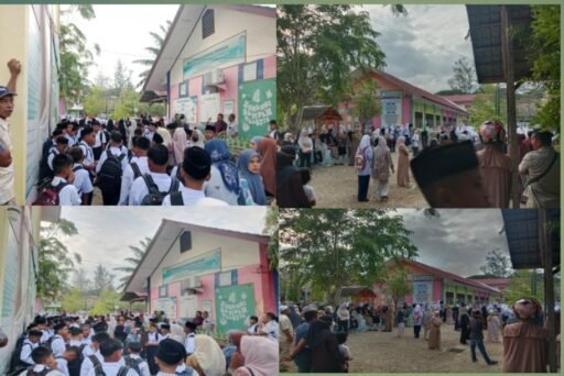 Antusiasme Wali Murid Mengantar Anak Di Hari Pertama Masuk Sekolah Di SMP Negeri 1 Idi Rayeuk Antusiasme Wali Murid Mengantar Anak Di Hari Pertama Masuk Sekolah Di SMP Negeri 1 Idi Rayeuk