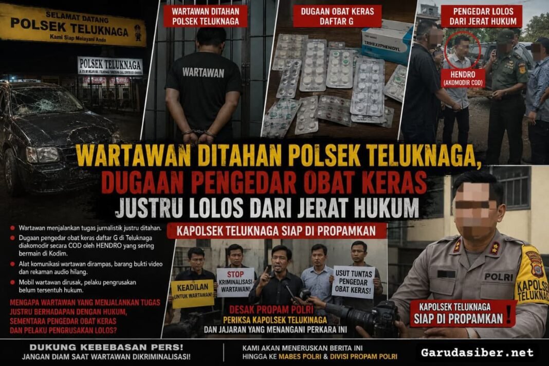 Ketum OMBB Kecam keras Atas Penahanan Wartawan di Polsek Teluknaga,Kenapa Pengedar Obat Keras Justru Lolos?!” Ketum OMBB Kecam keras Atas Penahanan Wartawan di Polsek Teluknaga,Kenapa Pengedar Obat Keras Justru Lolos?!”