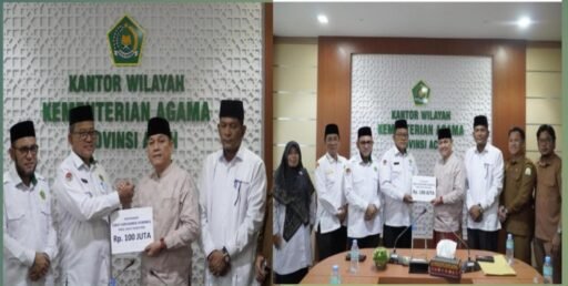 Perkuat Sinergi, Kanwil Kemenag Aceh Salurkan Zakat Rp100 Juta melalui Baitul Mal Aceh Perkuat Sinergi, Kanwil Kemenag Aceh Salurkan Zakat Rp100 Juta melalui Baitul Mal Aceh
