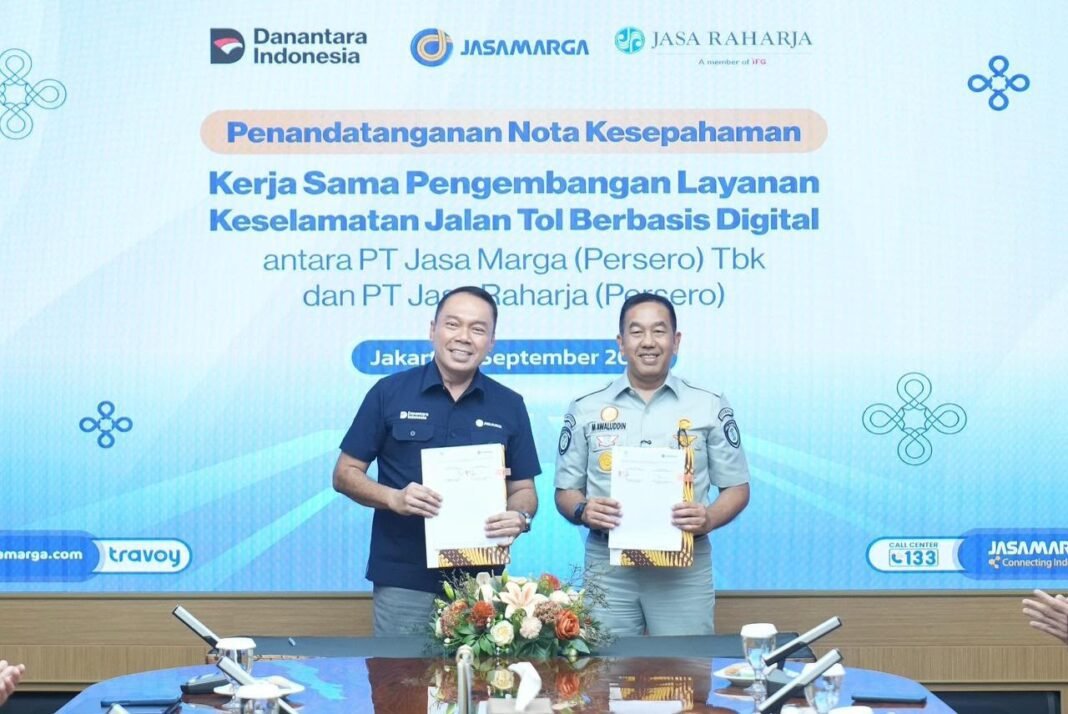 Perkuat Kolaborasi, Jasa Marga & Jasa Raharja Hadirkan Layanan Keselamatan Jalan Tol Berbasis Digital Perkuat Kolaborasi, Jasa Marga & Jasa Raharja Hadirkan Layanan Keselamatan Jalan Tol Berbasis Digital