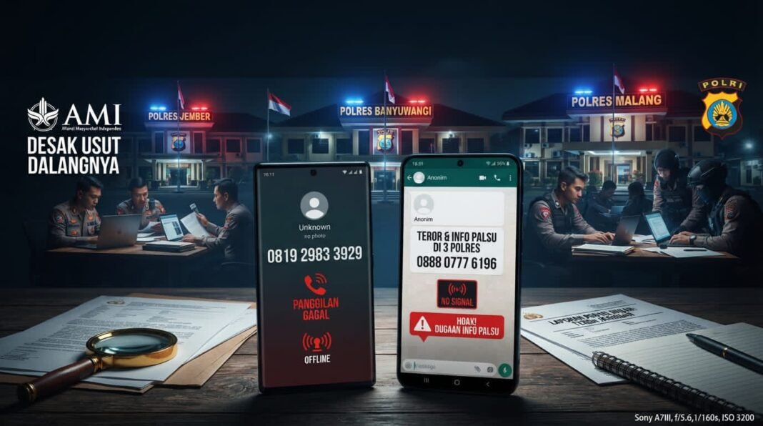Dua Nomor WhatsApp Diduga Sebar Informasi Tak Benar ke Sejumlah Polres, AMI: Jangan Berhenti di Nomor Dua Nomor WhatsApp Diduga Sebar Informasi Tak Benar ke Sejumlah Polres, AMI: Jangan Berhenti di Nomor