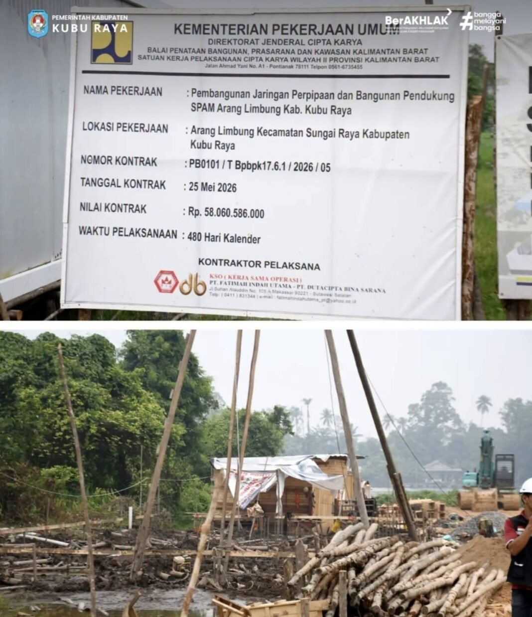 IPA Arang Limbung Dikebut, Siap Layani 8 Ribu Sambungan Air Bersih IPA Arang Limbung Dikebut, Siap Layani 8 Ribu Sambungan Air Bersih